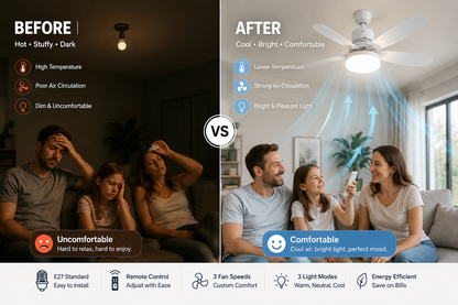 LumiAir™ Smart Ceiling Fan Light
